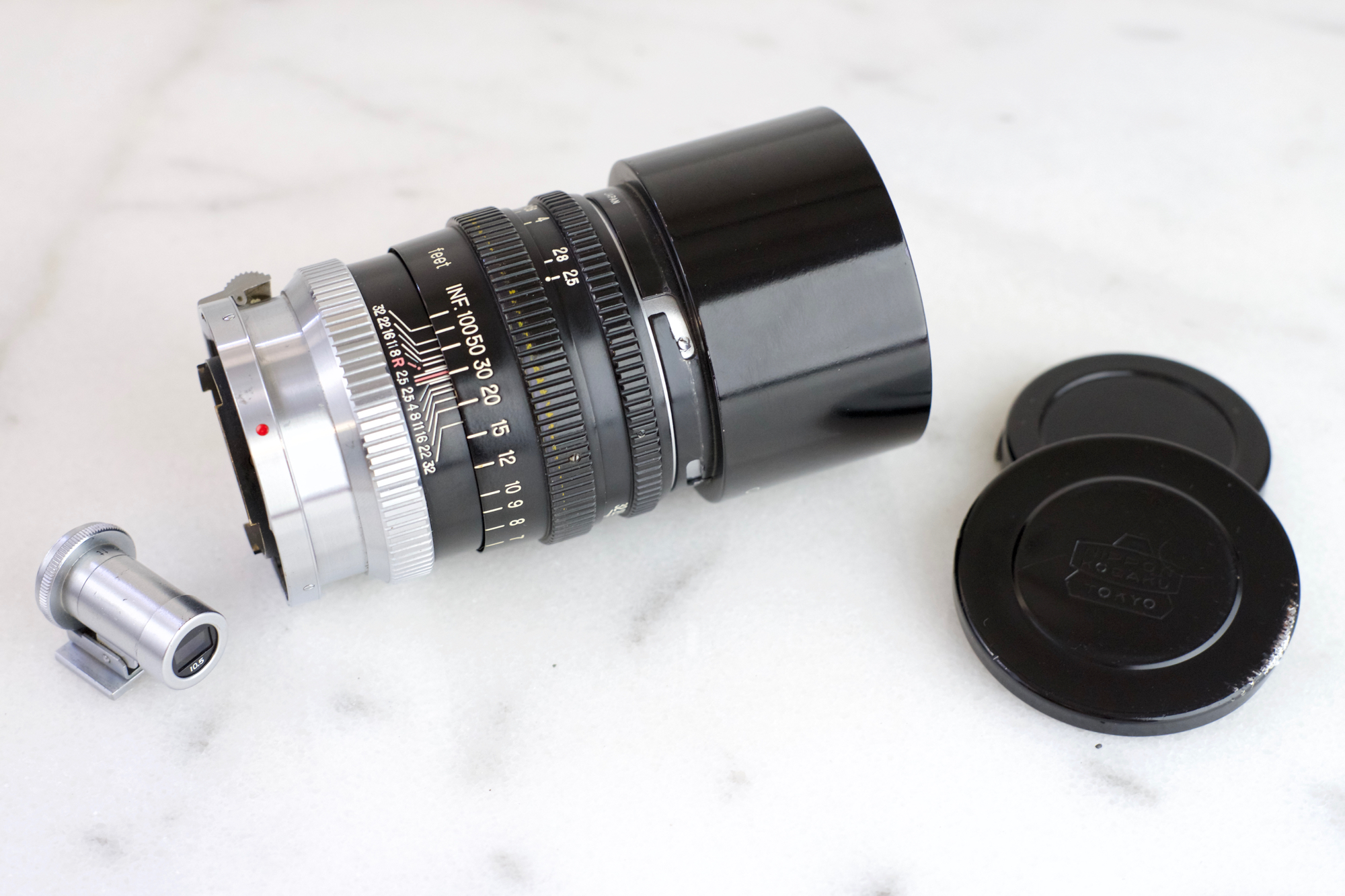 Nikon Nippon Kogaku Nikkor PC 105mm F/2.5 S Mount Rangefinder Fast